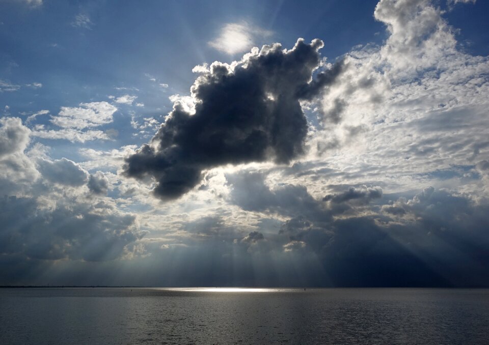 Sunbeam contrast weather mood