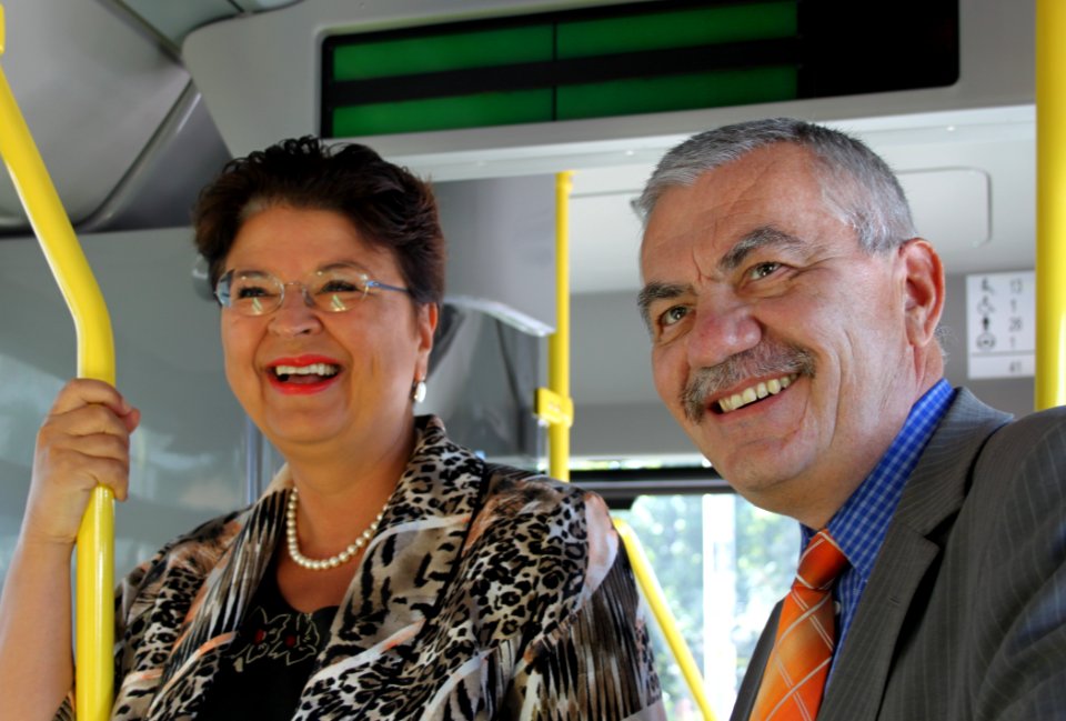 Renate Brauner kaj Günter Steinbauer