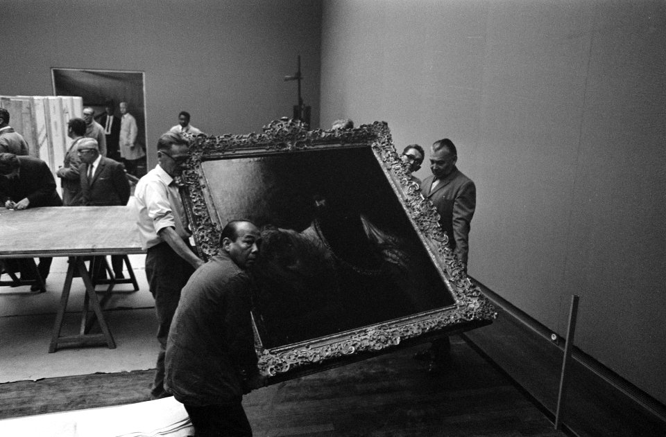 Rembrandttentoonstelling in Rijksmuseum voorbereidingen, Bestanddeelnr 922-7503
