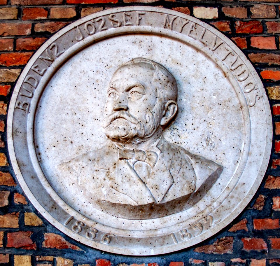 Relief of József Budenz in the Szeged Pantheon