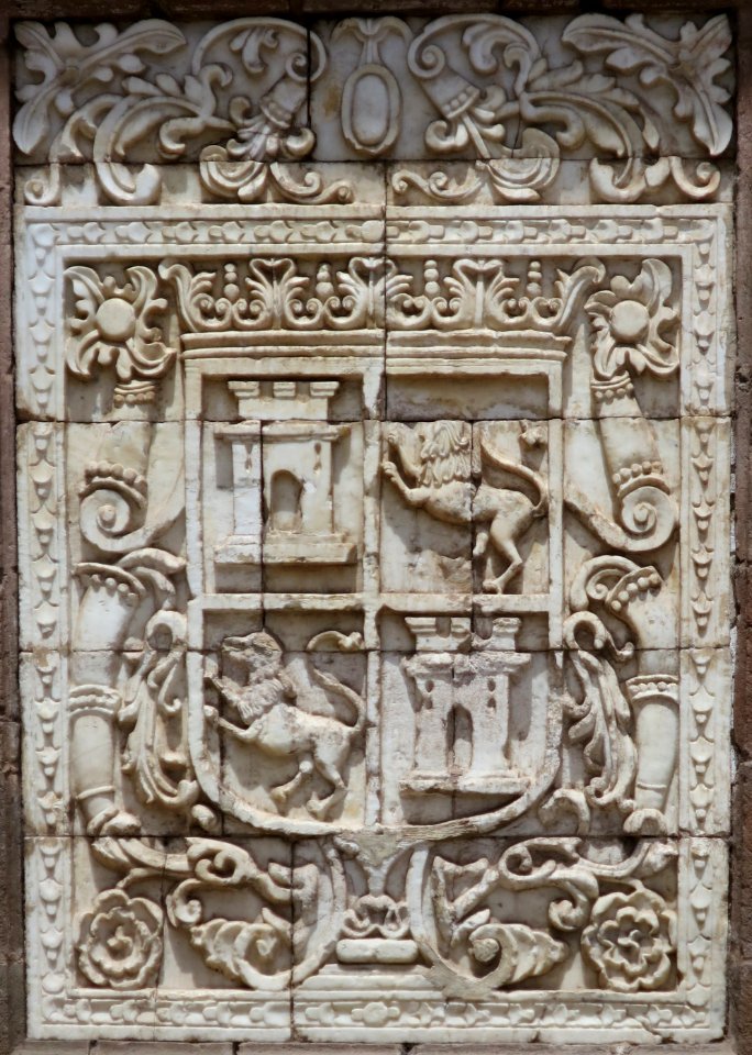Relief on outside of the Cathedral of Cusco II