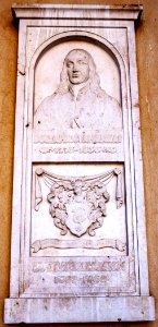 Relief of Farkas Bolyai and János Bolyai in the Szeged Pantheon