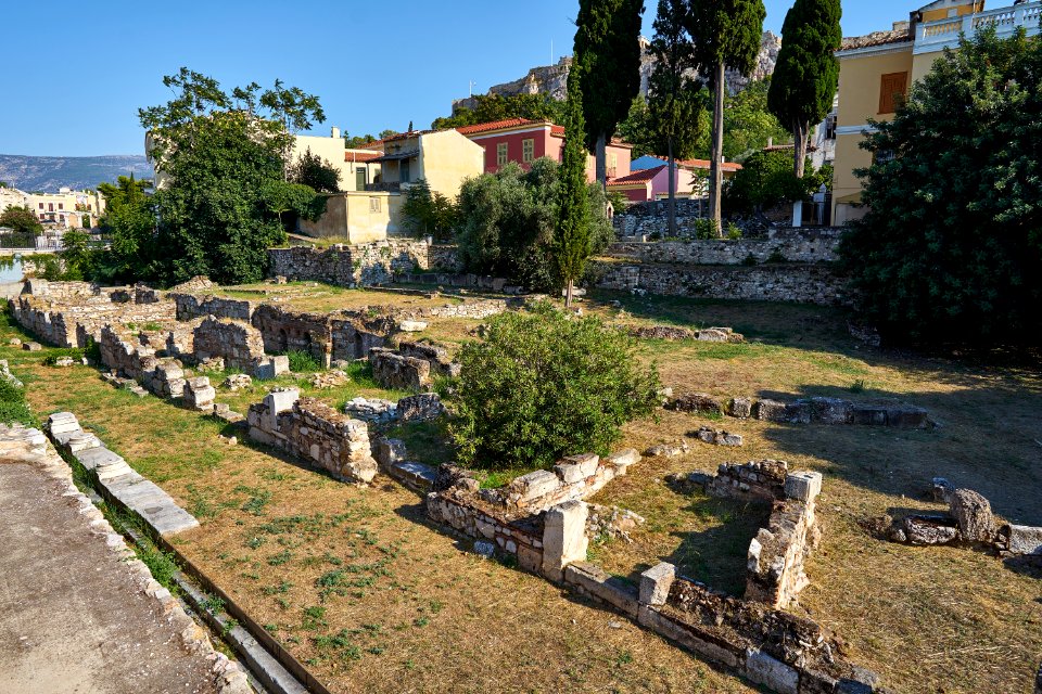 Remains of the Library of Pantainos on August 13, 2020