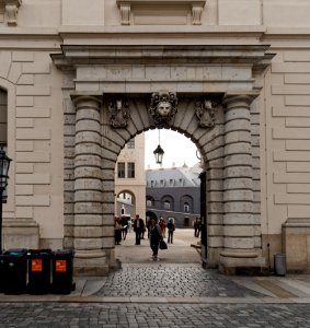 Renaissanceportal am Stallhof in Dresden von Paul Buchner (um 1590)