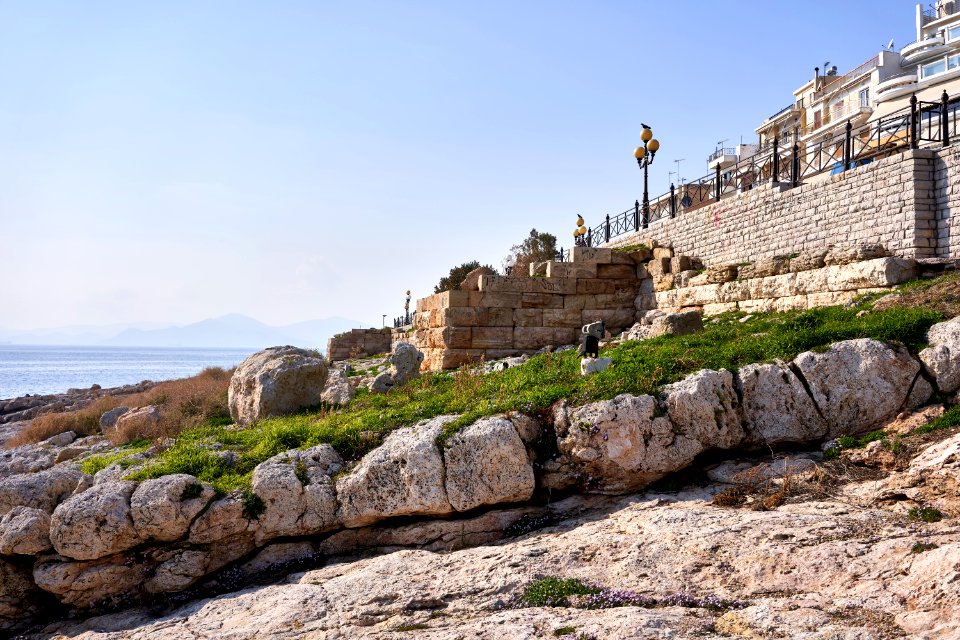 Remains of two towers from the Walls of Conon (Akti Themistokleous, Piraeus)