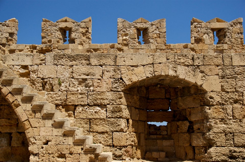 Remparts walls Rhodes