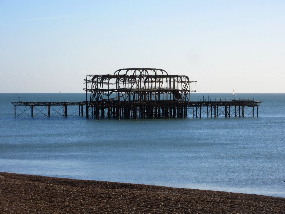 Remains of the West Pier, Brighton (January 2017)