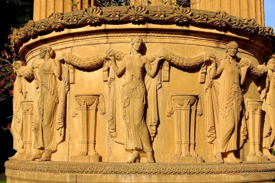Reliefs - Palace of Fine Arts - San Francisco, CA - DSC02462