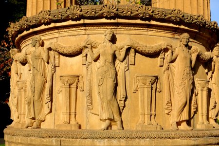 Reliefs - Palace of Fine Arts - San Francisco, CA - DSC02462 photo