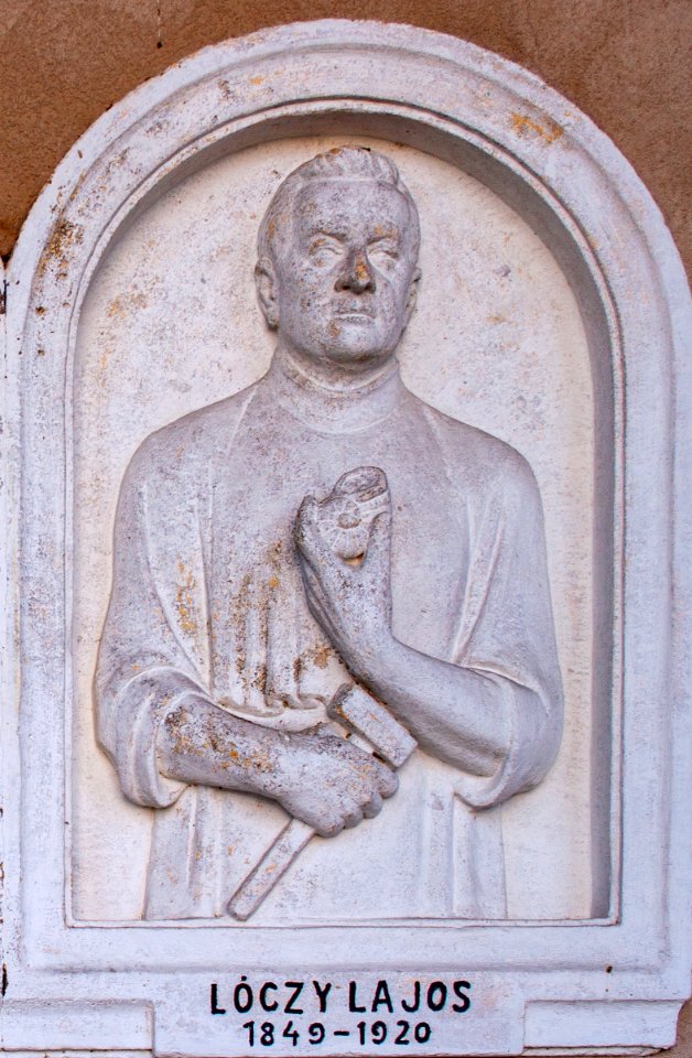 Relief of Lajos Lóczy in the Szeged Pantheon