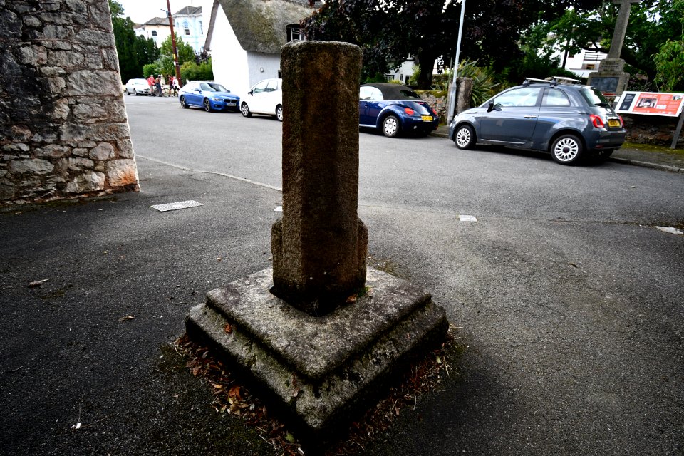 Remains Of Village Cross Outside Parish Church Of St Gregory