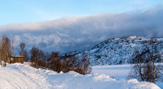 Mountains snow travel