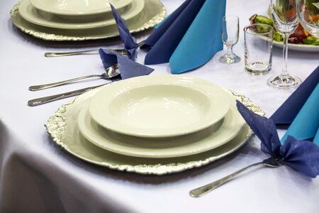Tableware the ceremony dining table photo
