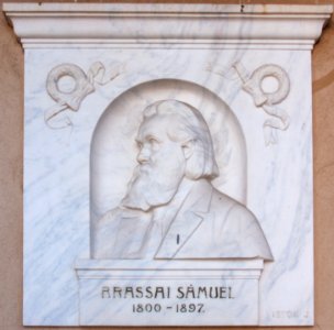 Relief of Sámuel Brassai in the Szeged Pantheon photo