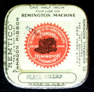 Remtico Ribbon tin front