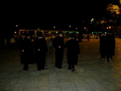 Religious People at Western Wall