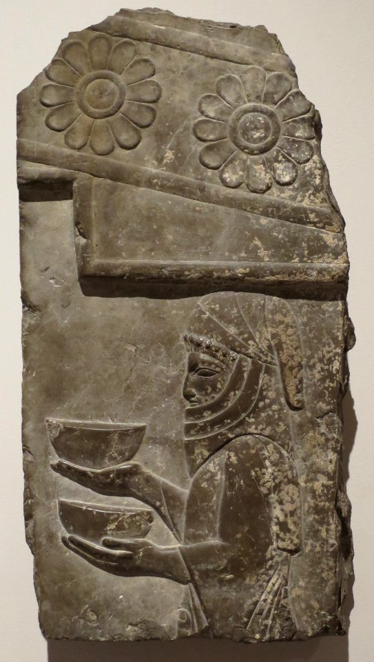 Relief fragment from Persepolis, Achaemenid Empire, Dayton Art Institute