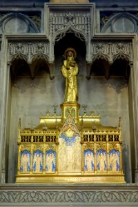Reliquaries of St. Wivine - Église Notre-Dame du Sablon - Brussels, Belgium - DSC08185