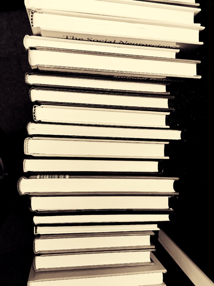 Library pile literature