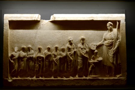 Relief votif – MSR – Rituels Grecs – AGER inv MA756