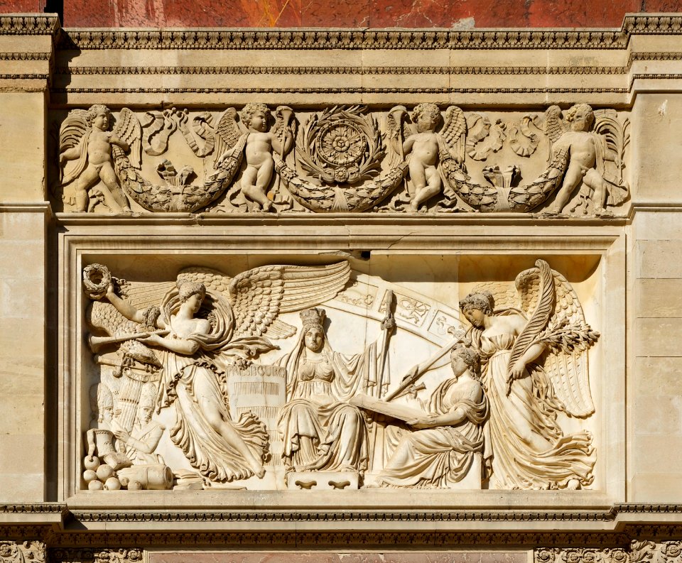 Relief Traité Presbourg arc Carrousel Paris