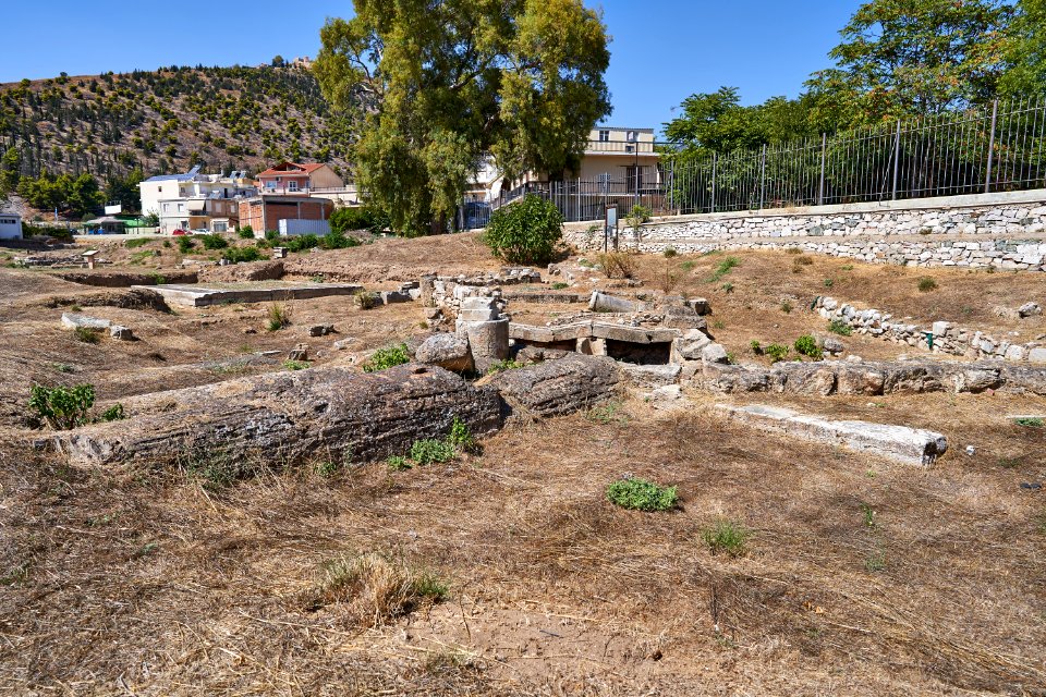 Remains of the Drain of the Agora (Argos) on September 5, 2020