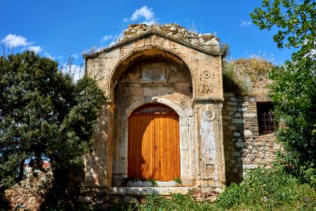 Remains of an Ottoman Medrese in Athens on May 3, 2020