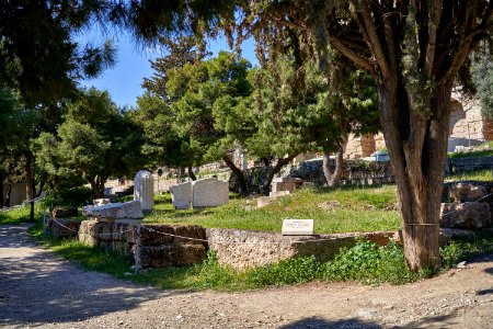 Remains of the Choragic Monument of Nicias on March 12, 2020