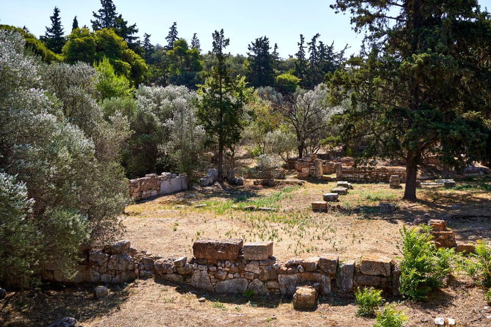 Remains of the House of Aristodemus in Kollytos on August 10, 2020