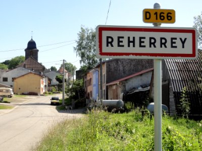 Reherrey (M-et-M) city limit sign