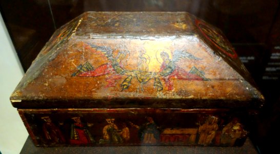 Reliquary case for the hand of St Stephen, 13th century, wood - Museo Diocesano (Genoa)- DSC01336