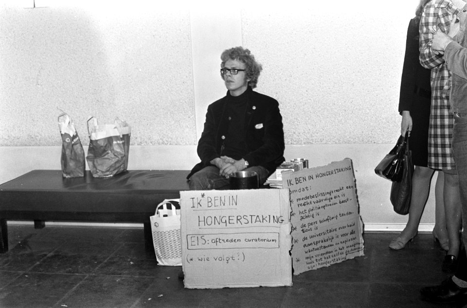 Rellen in Amsterdam in verband met de bezetting door studenten van het Maagdenhu, Bestanddeelnr 922-4382