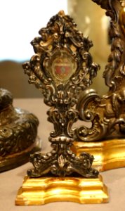 Reliquary, 17th century, Genovese silver - Museo Diocesano (Genoa) - DSC01783