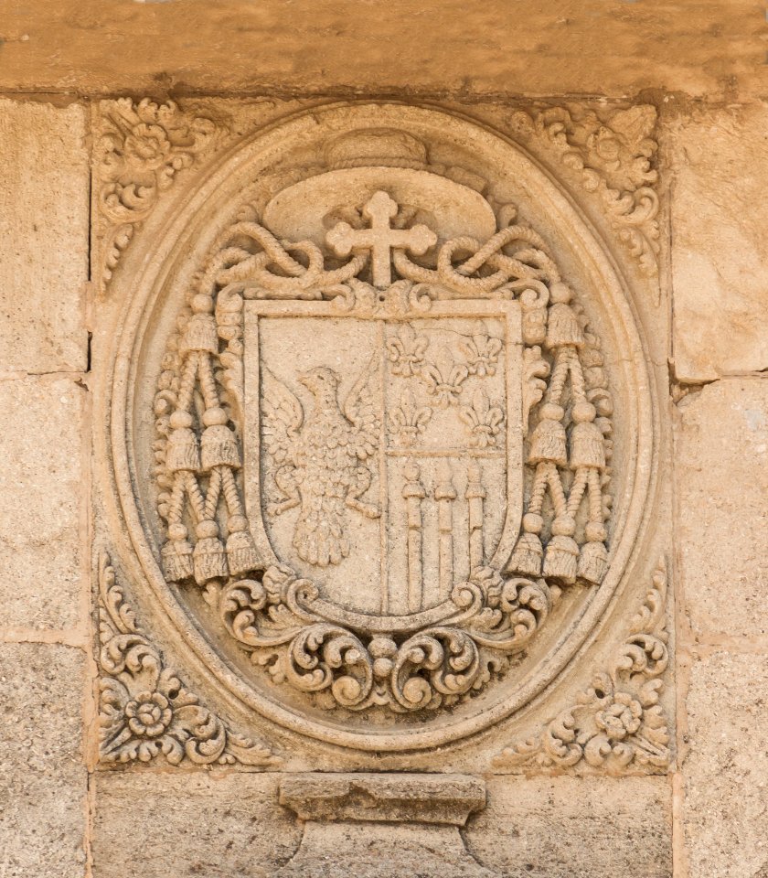 Relief CoA bishop Alhama de Granada, Andalusia, Spain