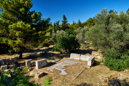 Remains of the House of the Roman Mosaic on July 10, 2020