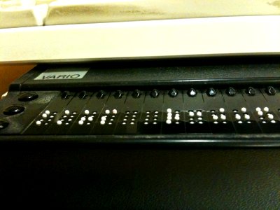 Refreshable Braille display 2010 0123