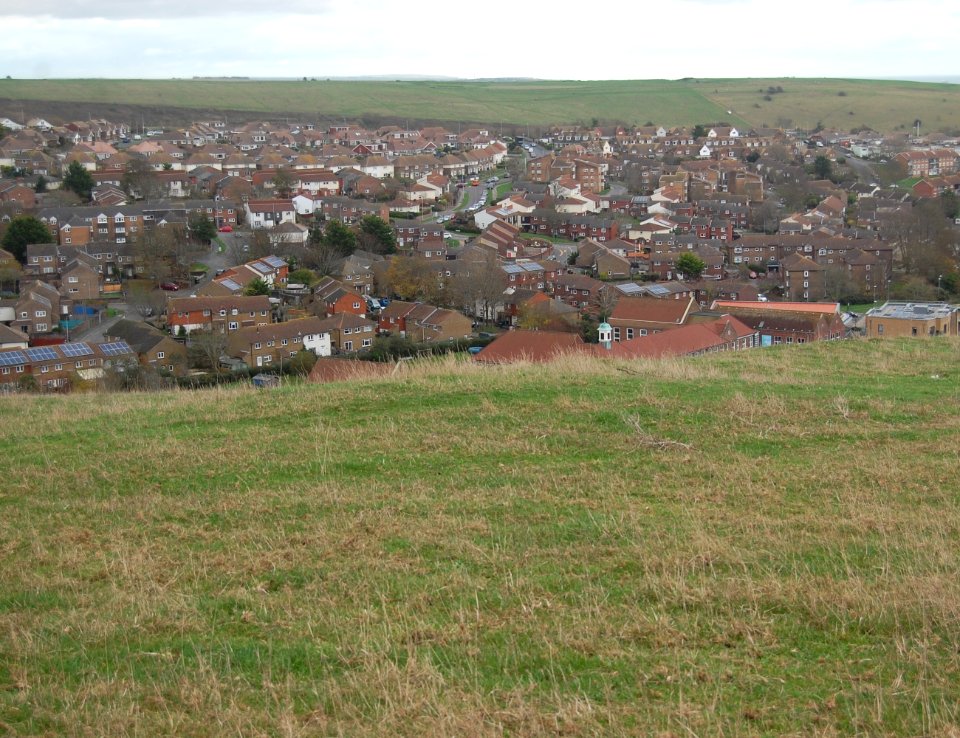 Remaining Features at Whitehawk Neolithic Camp, Whitehawk Hill, Brighton (November 2020) (8)