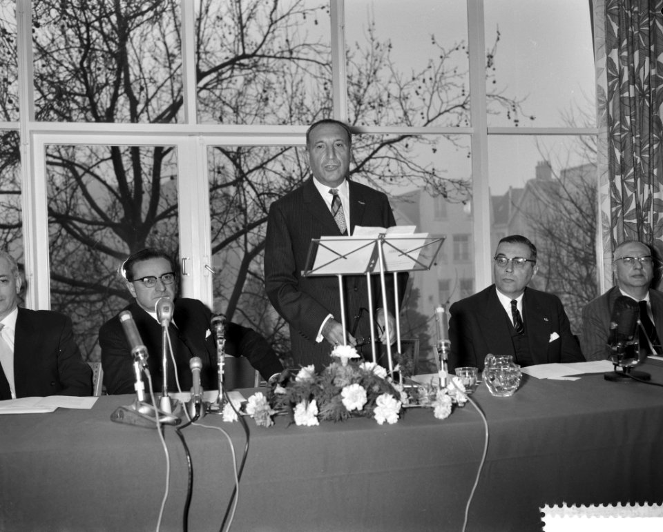 Rede van voorzitter A.V. Sanker, tijdens de viering van het 50-jarig bestaan van, Bestanddeelnr 912-1789