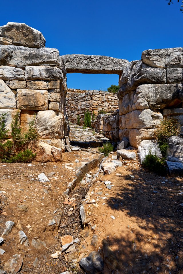 Remains of a drain at Rhamnous on July 22, 2020 photo