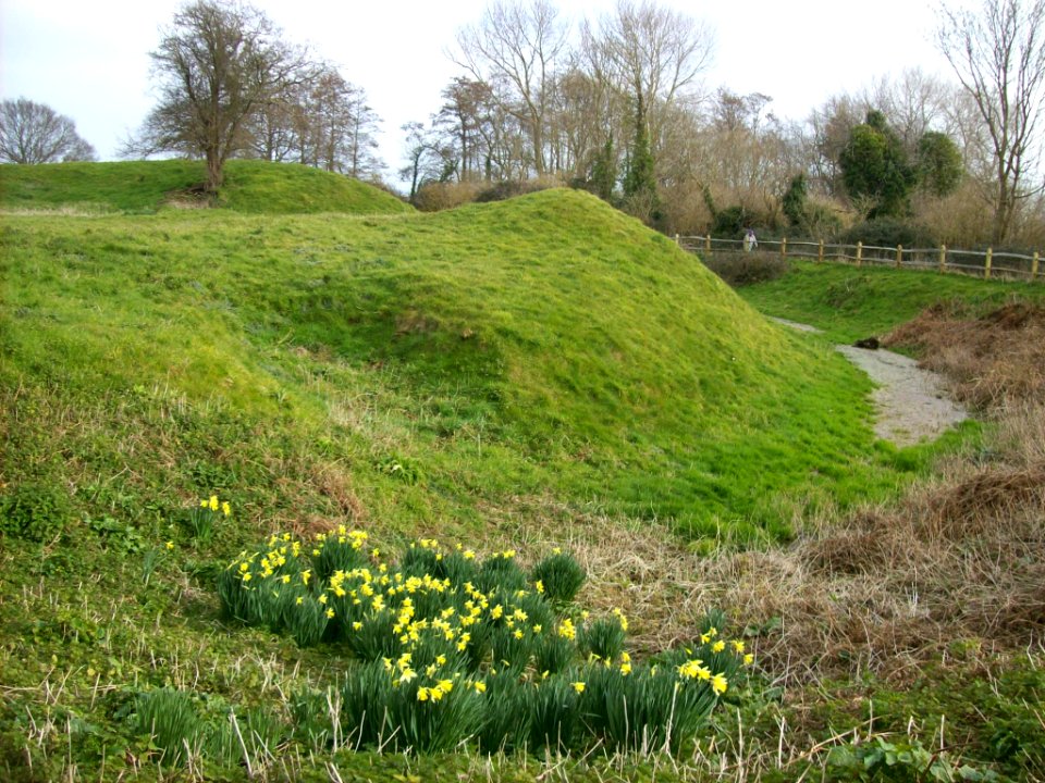 Remains of Norman castle, Church Norton