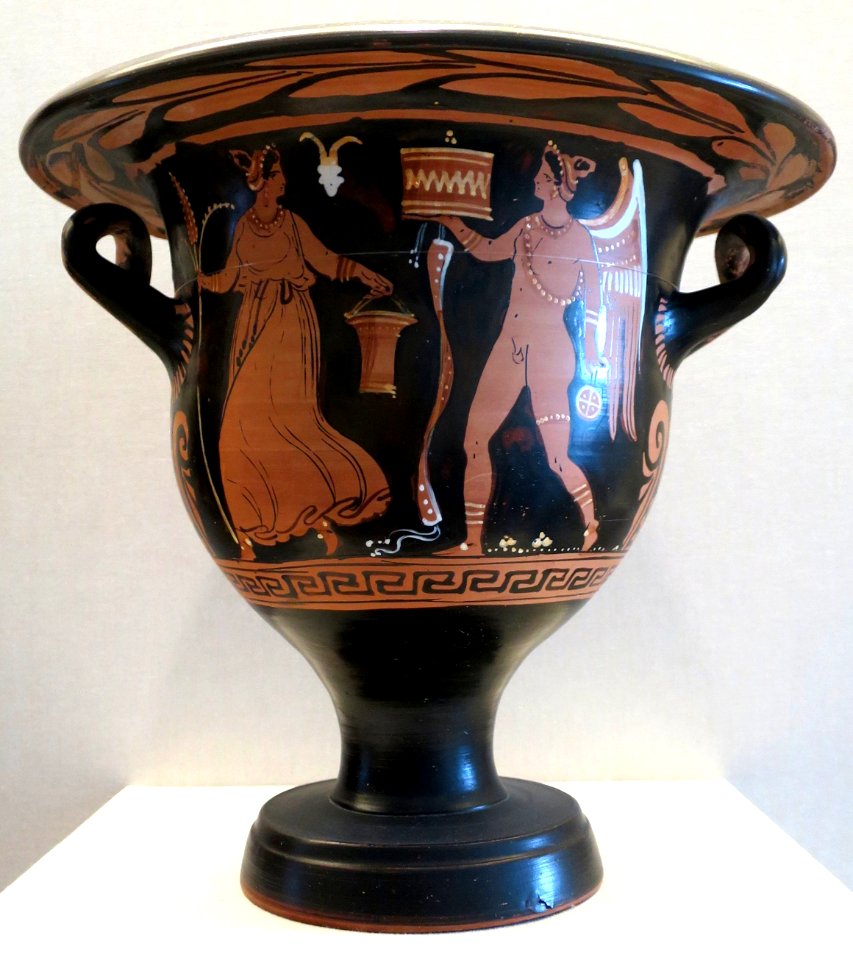 Red-figure bell krater, Painter of Würzburg 853, 330-320 BCE