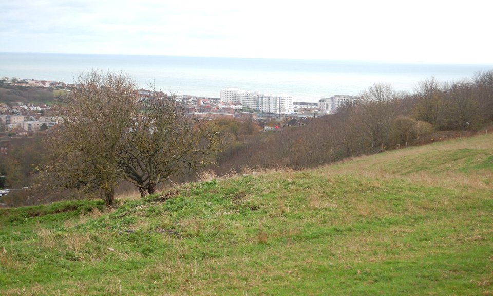 Remaining Features at Whitehawk Neolithic Camp, Whitehawk Hill, Brighton (November 2020) (3)