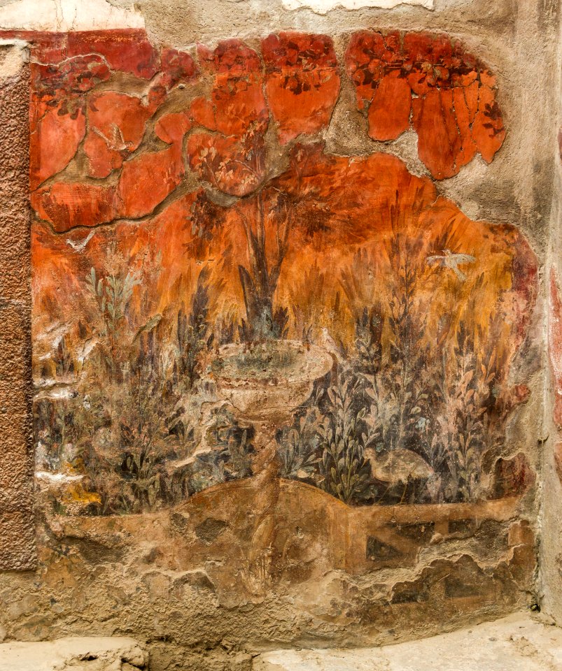 Remains fresco Herculaneum