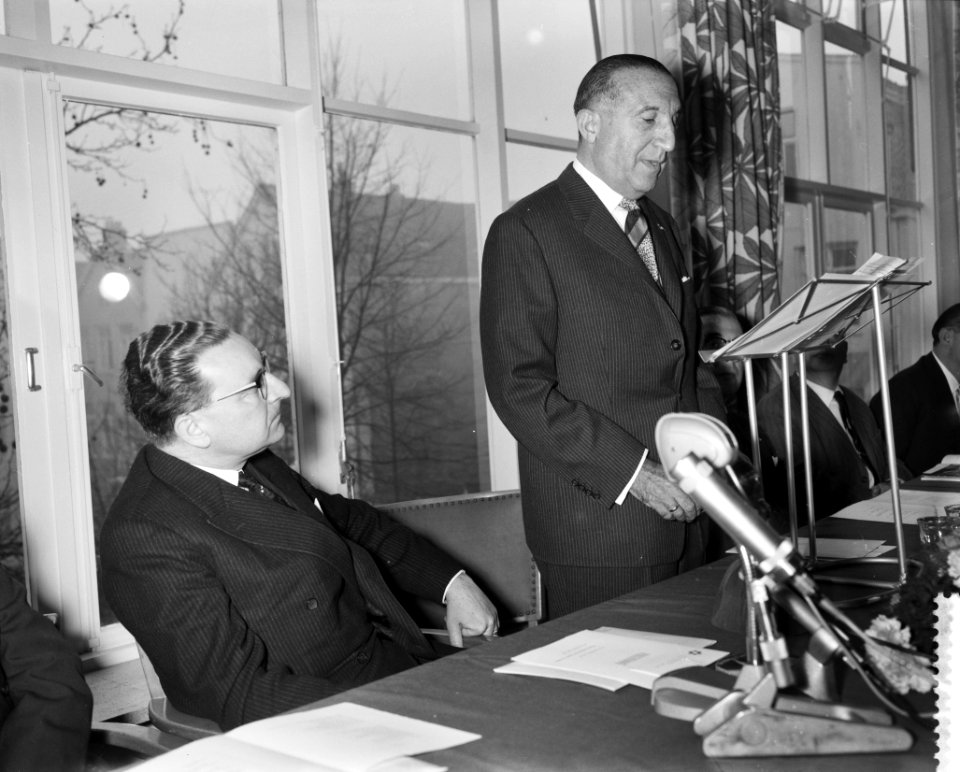 Rede van voorzitter A.V. Sanker, tijdens de viering van het 50-jarig bestaan van, Bestanddeelnr 912-1788