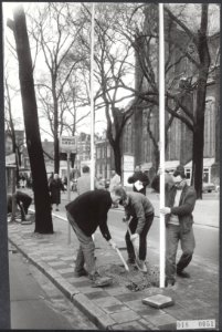 Reeks 018-0050 tm 018-0051,wegwerkzaamheden t.b.v. huwelijk van Beatrix en Clau, Bestanddeelnr 018-0051