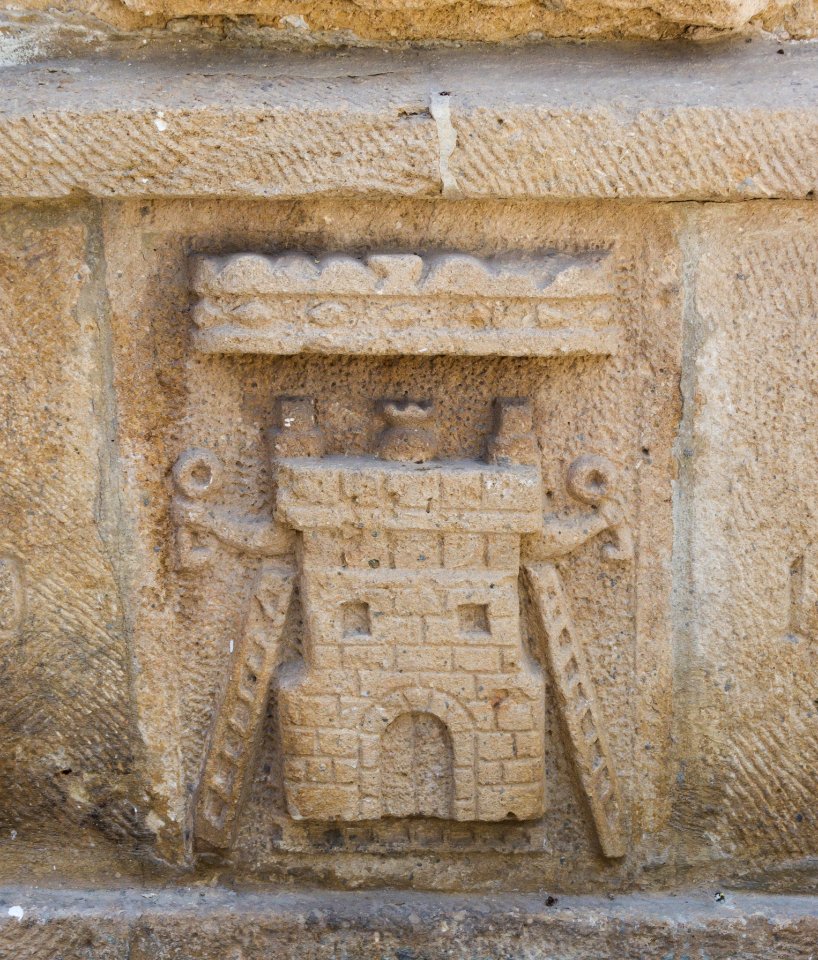 Relief CoA city Alhama de Granada, Andalusia, Spain
