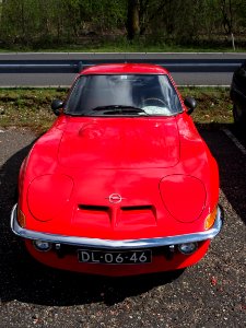 Red 1970 Opel GT pic1