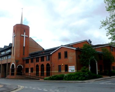 Redhill Methodist Church and Centre, Gloucester Road, Redhill (June 2013)
