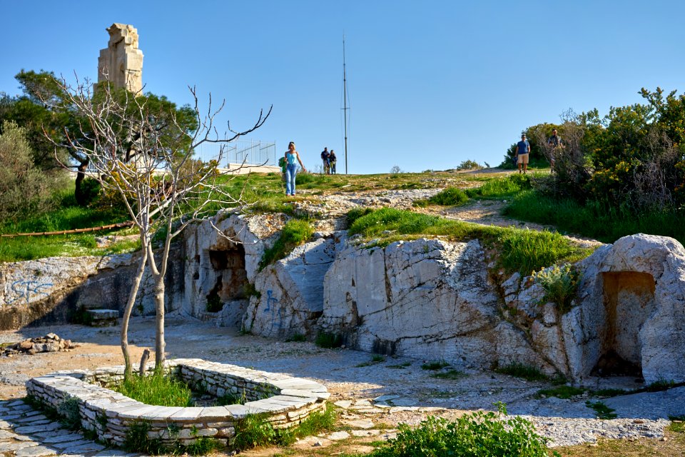 Remains of the Heroon of Musaeus (Mousaios) on 21 March 2020
