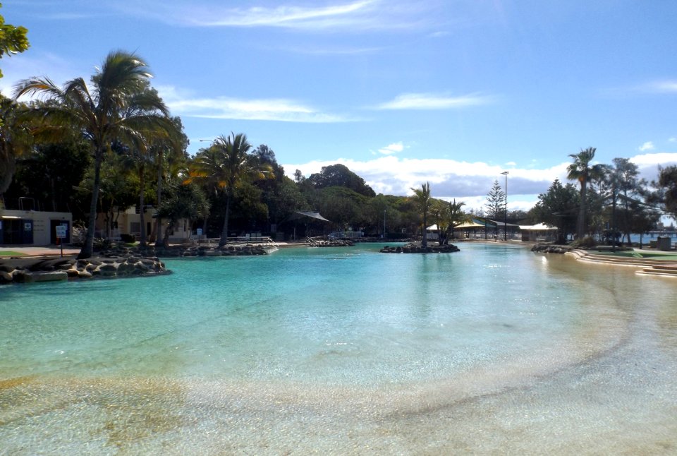 Redcliffe Lagoon at Redcliffe, Queensland